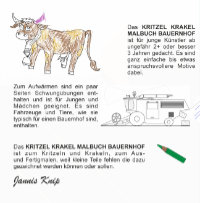 Kritzel Krakel Malbuch Bauernhof - Rückseite