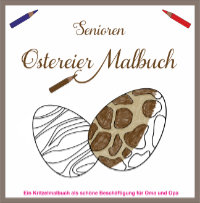 Senioren Ostereier Malbuch - Cover