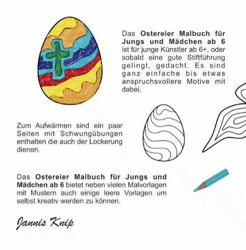 Aktivitäts- und Rätselbücher - Ostereier Malbuch für Jungs und Mädchen ab 6