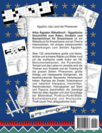 Altes Ägypten Rätselbuch - Cover Rückseite